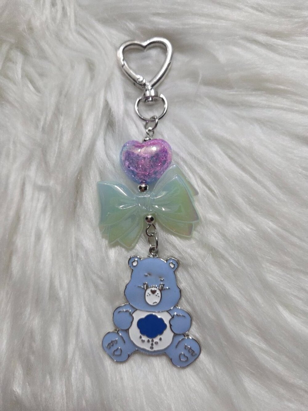 Care Bears "Grumpy Bear" Keychain